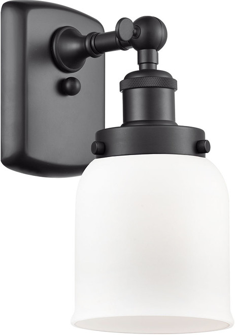 Innovations 916-1W-BK-G51-LED Ballston Small Bell Modern Matte Black LED Wall Lighting Fixture