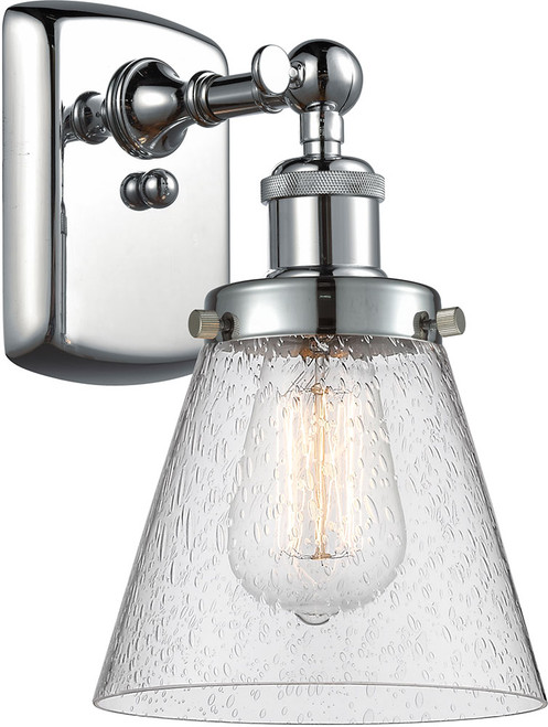Innovations 916-1W-PC-G64 Ballston Small Cone Modern Polished Chrome Wall Sconce Lighting