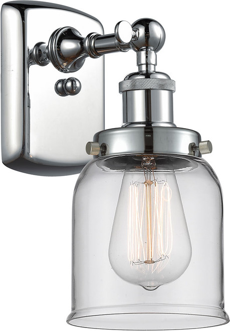 Innovations 916-1W-PC-G52-LED Ballston Small Bell Contemporary Polished Chrome LED Lamp Sconce