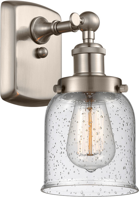 Innovations 916-1W-SN-G54 Ballston Small Bell Modern Brushed Satin Nickel Wall Mounted Lamp