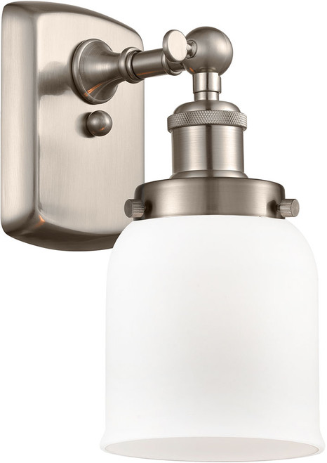 Innovations 916-1W-SN-G51 Ballston Small Bell Modern Brushed Satin Nickel Wall Light Fixture