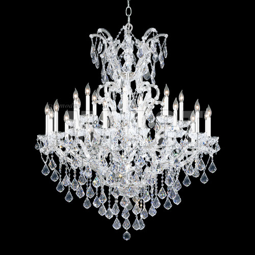James Moder 40259S22 Maria Theresa Crystal Silver Ceiling Chandelier