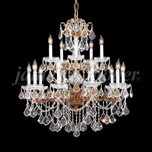 James Moder 94340BZ22 Madrid Cast Brass Bronze Chandelier Light