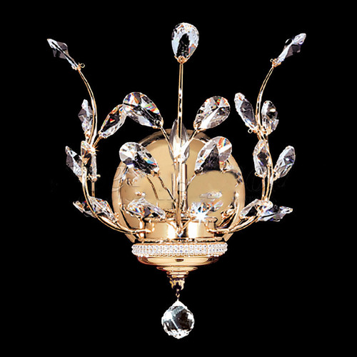 James Moder 94451G22 Florale Gold Wall Lamp