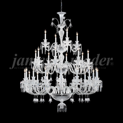James Moder 96126S22 Le Chateau Crystal Silver Ceiling Chandelier