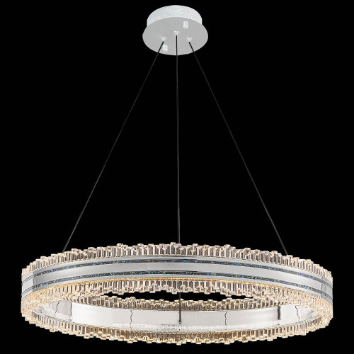 James Moder 96924SP22LED Pearl Silver/Pearl LED Drop Ceiling Light Fixture