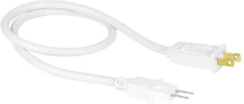 Jesco DL-AC-FLEX2-EB-PC Modern Plug And Play Cord With Fuse Built-In