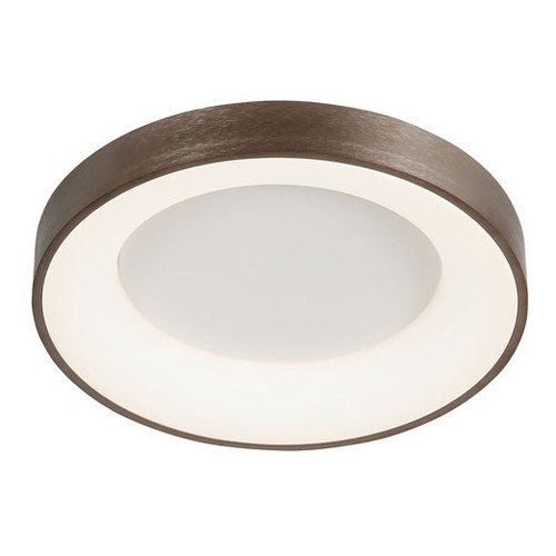 Justice Design ACR-4052-OPAL-LTBZ Acryluxe Sway Modern Light Bronze LED 24" Ceiling Light Fixture