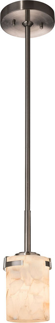 Justice Design ALR-8455-10 Alabaster Rocks! Atlas Modern Mini Hanging Lamp