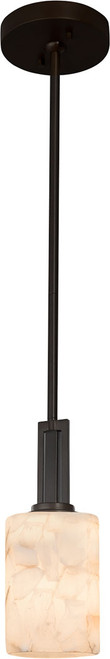 Justice Design ALR-8445 Alabaster Rocks! Era Contemporary Mini Pendant Lamp