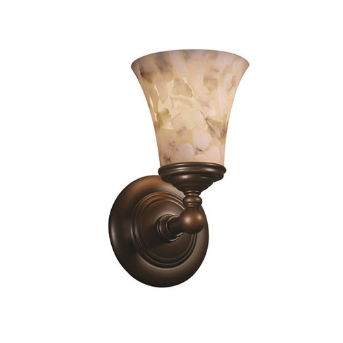 Justice Design ALR-8521-20 Alabaster Rocks! Tradition Contemporary Wall Light Sconce