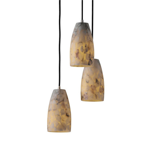 Justice Design ALR-8864-28 Alabaster Rocks! Pendants Modern Multi Pendant Light
