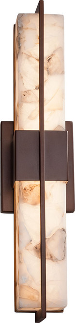 Justice Design ALR-9051 Alabaster Rocks! Era Contemporary LED 20" Vanity Light