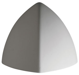 Justice Design CER-1800W Ambiance Small Ambis Modern Ceramic LED Outdoor Wall Lamp