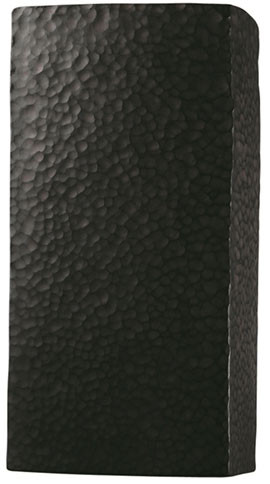 Justice Design CER-5950 Ambiance Large Rectangle Contemporary Ceramic LED Lighting Sconce