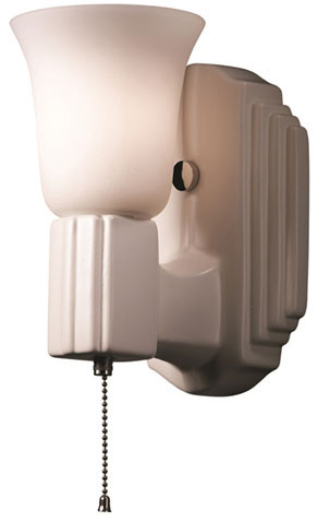 Justice Design CER-7111 American Classics Deco Rectangle Modern Ceramic LED Wall Lamp