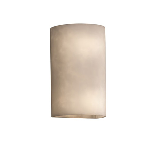 Justice Design CLD-0945W Clouds Contemporary Small Cylinder Outdoor Lighting Sconce