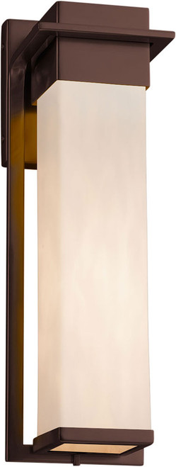 Justice Design CLD-7544W Clouds Pacific Contemporary LED Exterior Large Wall Sconce Light
