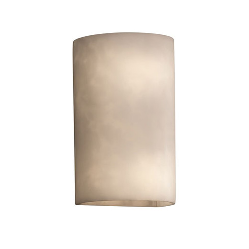 Justice Design CLD-1265W Clouds Modern Large Cylinder Outdoor Wall Light Fixture