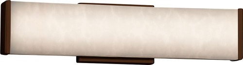 Justice Design CLD-8601-DBRZ Clouds Latitude Contemporary Dark Bronze LED 19" Bath Lighting