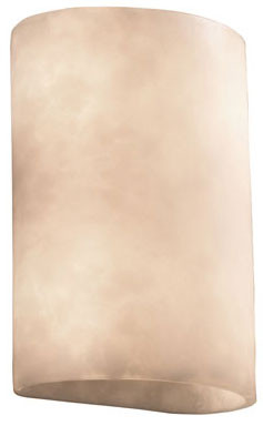 Justice Design CLD-8858 Clouds Modern 8" Wall Sconce Light