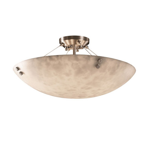 Justice Design CLD-9651-35 Clouds Finials Modern Flush Mount Lighting Fixture