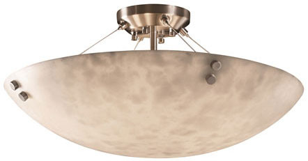 Justice Design CLD-9652-35 Clouds Finials Contemporary 27" Overhead Lighting