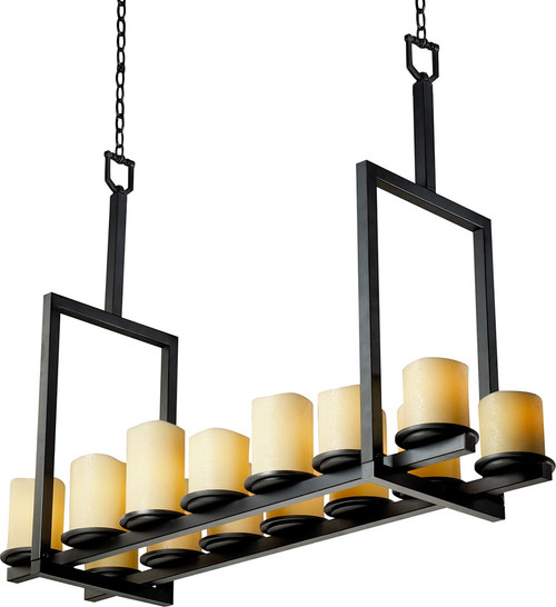 Justice Design CNDL-8764 CandleAria Dakota Modern Kitchen Island Lighting