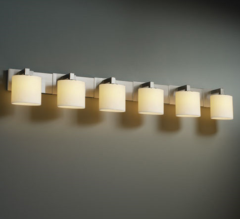 Justice Design CNDL8926 Modular Candlearia Contemporary Six-Light Bathroom Lighting