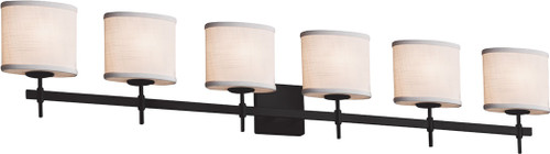 Justice Design FAB-8416 Textile Union Modern Bath Wall Sconce