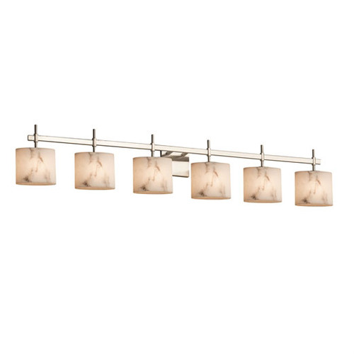 Justice Design FAL-8416 LumenAria Union Modern 6-Light Bathroom Vanity Lighting