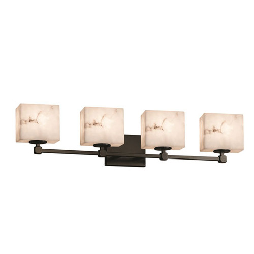Justice Design FAL-8424 LumenAria Tetra Contemporary 4-Light Bathroom Vanity Light