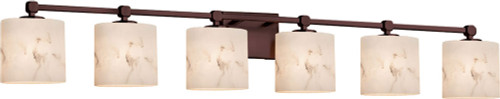 Justice Design FAL-8426 LumenAria Tetra Modern 6-Light Bathroom Lighting