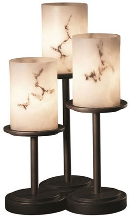 Justice Design FAL-8797-10 LumenAria Dakota Contemporary Table Lighting