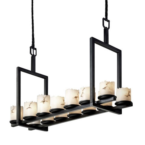 Justice Design FAL-8769-12 LumenAria Dakota Contemporary Kitchen Island Light