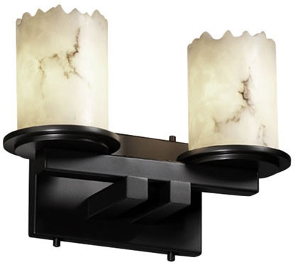 Justice Design FAL-8772-12 LumenAria Dakota Contemporary 2-Light Vanity Light