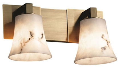 Justice Design FAL-8922 LumenAria Modular Contemporary 2-Light Bathroom Vanity Light