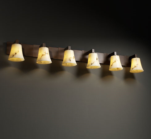 Justice Design FAL8926 Modular Lumenaria Contemporary Six-Light Bathroom Lighting