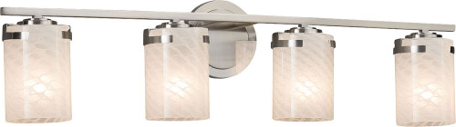 Justice Design FSN-8454-10 Fusion Atlas Contemporary 4-Light Vanity Lighting Fixture
