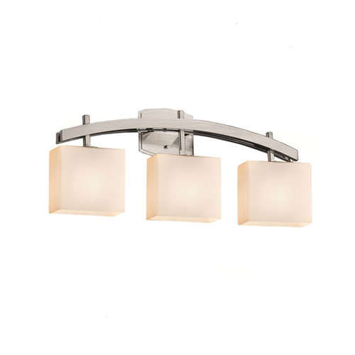 Justice Design FSN-8593 Fusion Archway Modern 3-Light Bathroom Light Fixture