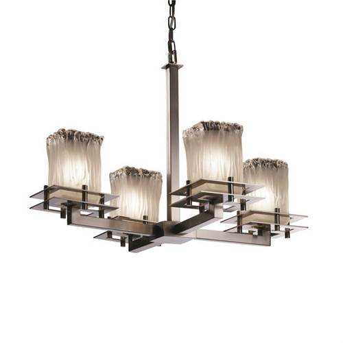 Justice Design GLA-8100-26 Veneto Luce Metropolis Modern Chandelier Light