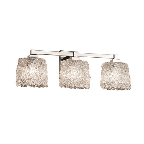 Justice Design GLA-8433 Veneto Luce Regency Modern 3-Light Bathroom Sconce