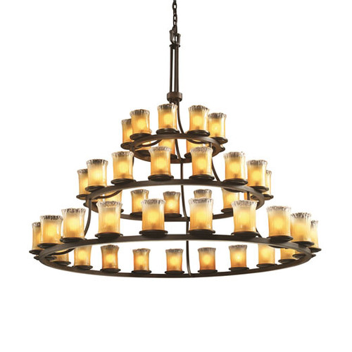 Justice Design GLA-8714-16 Veneto Luce Dakota Contemporary Chandelier Lamp