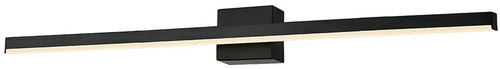 Justice Design NSH-9097-MBLK Lineari Contemporary Matte Black LED 32" Bath Lighting