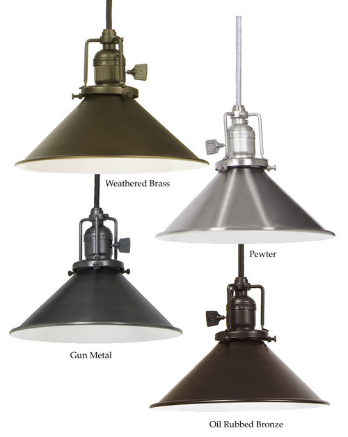 JVI Designs 1200-M3 Union Square Retro 8 Inch Diameter Mini Hanging Light Fixture