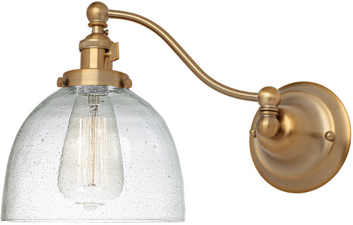 JVI Designs 1253-10-S5-CB Soho Madison Modern Satin Brass Swing Arm Wall Lamp