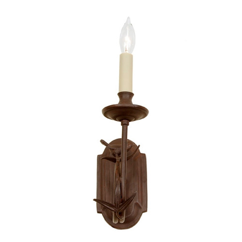 JVI Designs 246 Transitional Style Candle Lighting Sconce With Finish Options