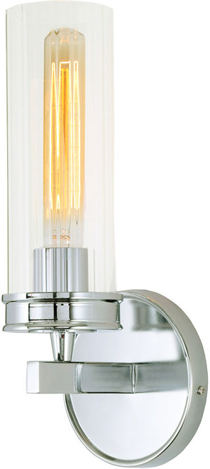 JVI Designs 421-06 Hamilton Contemporary Polished Chrome Wall Sconce Lighting