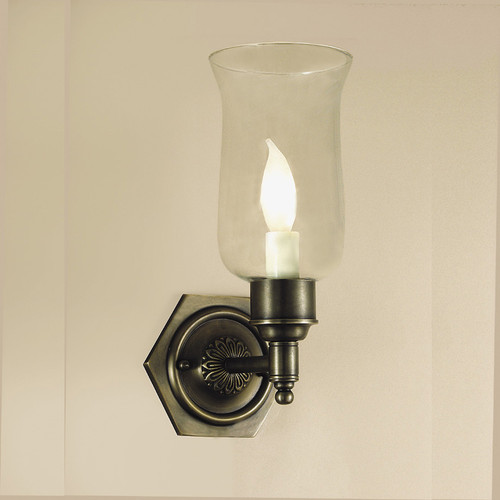 JVI Designs 324 Transitional 6 Inch Tall Candle Wall Light Sconce With Finish Options