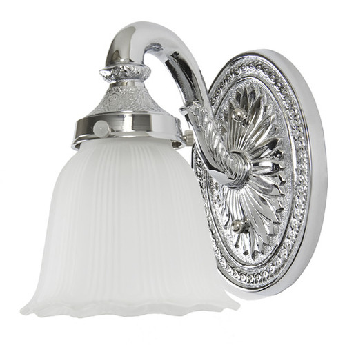 JVI Designs 707-06 7 Inch Tall Traditional Style Polished Chrome Wall Lighting